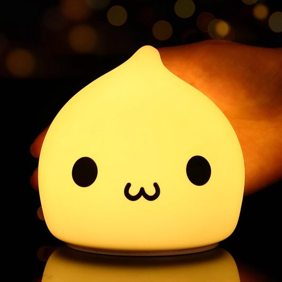 DD® Kindernachtlampen - Nachtlampje Volwassenen - Nachtlampje Kinderen - 10x10x10cm - Geel van Merkloos