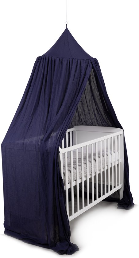 Deconet Baby Sluier - Nachtblauw-Topring 60cm/ Omtrek 400cm