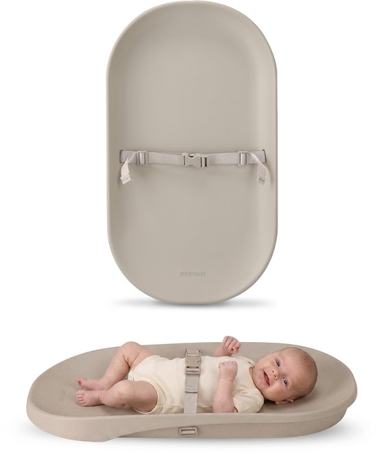Deryan Aankleedkussen Changing Pad - Taupe - Waterdicht & Comfortabel