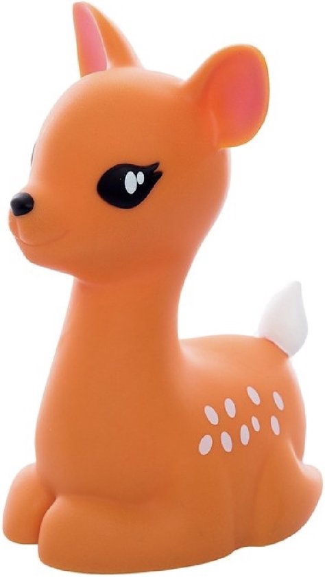 Dhink baby hert nachtlampje bruin, een te schattig nachtlampje, voor baby, peuter en groter kind van Dhink