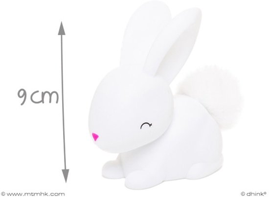 Dhink Mini Nachtlampje Jaar van het Konijn, met Timer van Merkloos