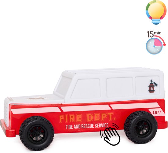 Dhink - Nachtlampje Brandweerauto - inslaaptimer van Dhink