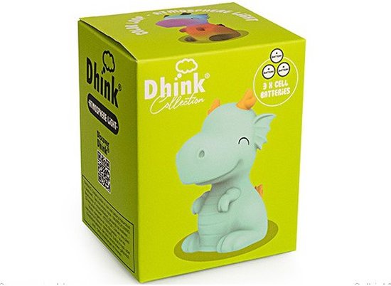 Dhink - Nachtlampje Draak - siliconen materiaal van Dhink