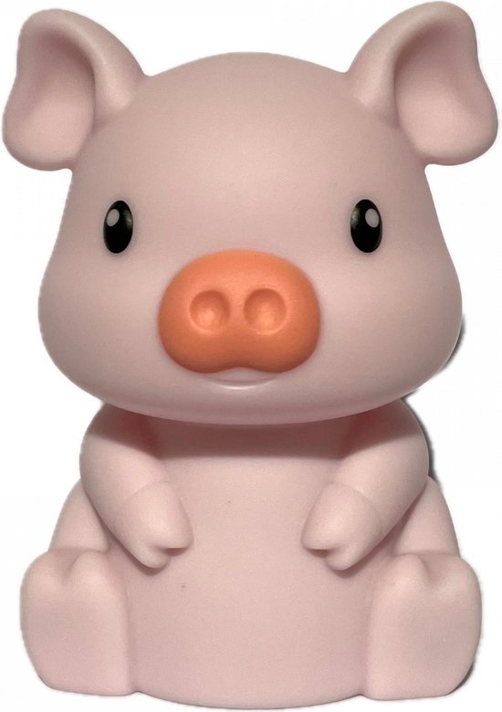 Dhink - Nachtlampje Varken - siliconen materiaal van Dhink