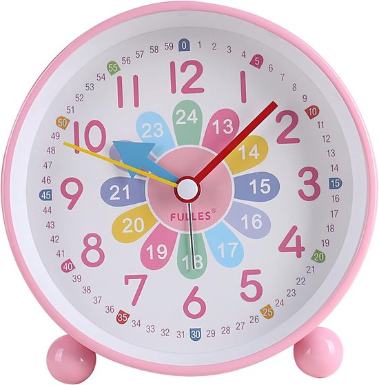 Digitale Kinderwekker - Geruisloze Wekker met Nachtlampje en Snooze Functie