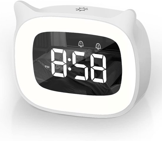 Digitale Kinderwekker met Nachtlampje en Snooze Functie