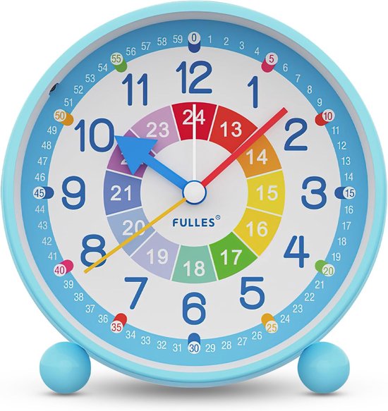 Digitale kinderwekker met nachtlampje en stille functie - perfect voor jongens en meisjes