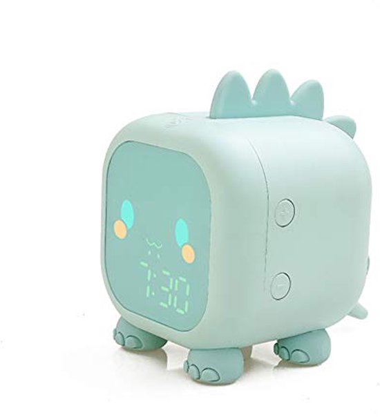 Digitale Kinderwekker met Zonsopgangssimulator en Geruisloze Snooze-Functie van Luminovum