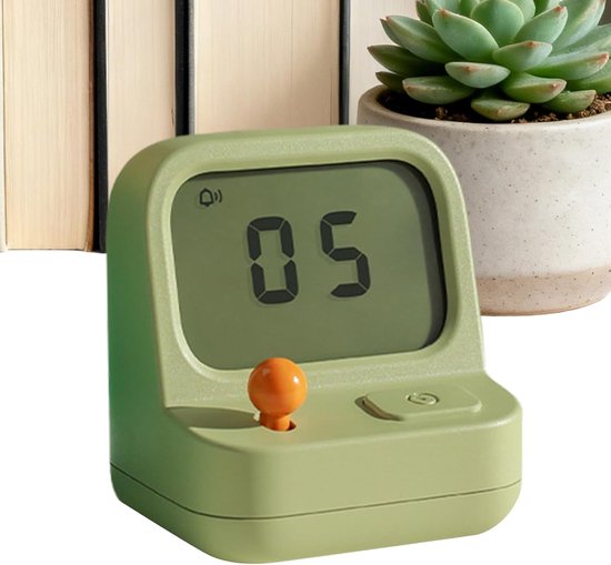 Digitale Kinderwekker - Stille Wekker - Slaapkamer Nachtkastje - Groot Scherm - 67 cm Breed - Enkele Attribuut