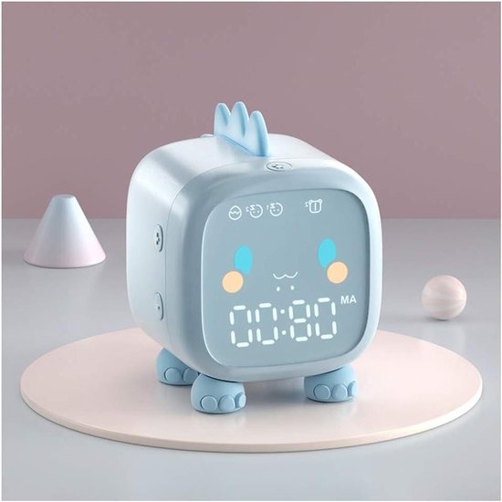 Digitale Wekker - Elektronische Klok - Wakker Worden - Slaaptraining Functie - 1000 Grams - C