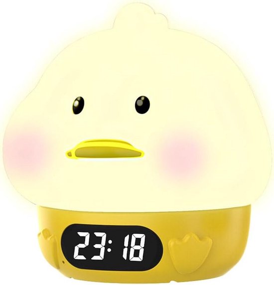 Digitale Wekker met Slaaplamp en RGB Licht - Touchbediening & Temperatuurweergave van Merkloos