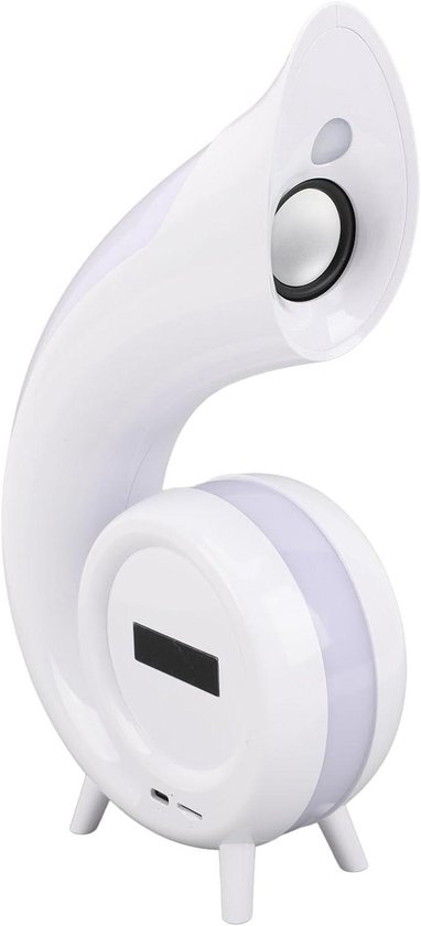 Digitale Wekker - Slaapverlichting Speaker - Sfeerverlichting Creëren - Make-up Spiegel Functie - 1200 mAh Batterij - RGB