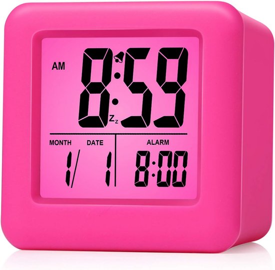 Digitale Wekker voor Kinderen met Snooze en Nachtlampje - Batterijgevoed