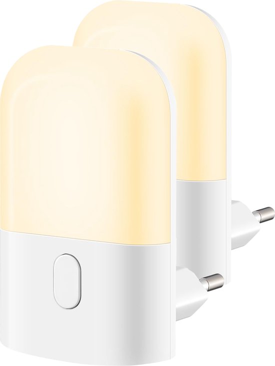 Dimbaar babynachtlampje met zachte LED-verlichting, Plug-in van Lunoo
