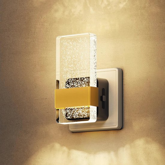 Dimbaar Nachtlampje met Schemeringssensor - Warmwit LED Stekkerlicht voor Kinderen en Volwassenen van Merkloos