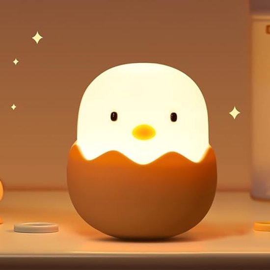 Dimbaar Nachtlampje voor Kinderen - USB, Siliconen, Draagbaar Bedlampje voor Baby- en Kinderkamer van Merkloos