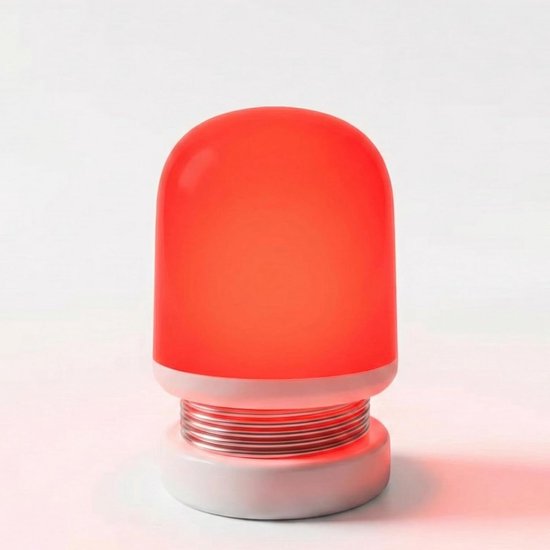Dimbare Nachtlamp met Amber & Rood Licht (Geen Blauw Licht) - USB-C Oplaadbaar voor Lange Nachten