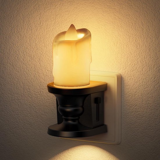 Dimbare nachtlamp voor stopcontact met warm wit licht van Merkloos