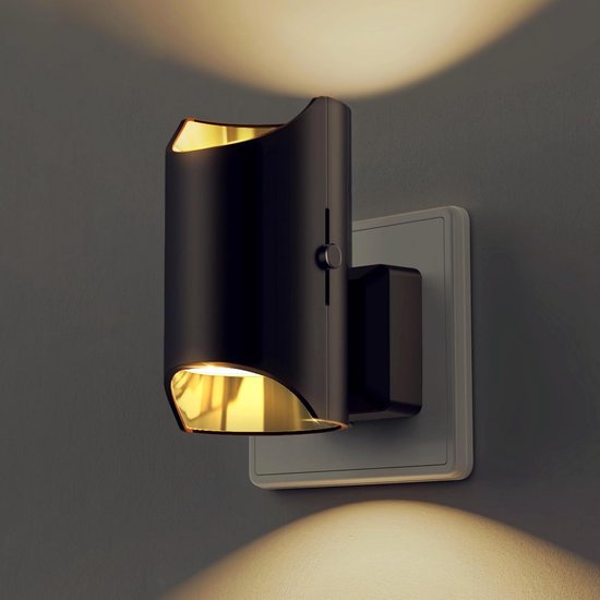Dimbare Nachtlampje met Schemersensor - Automatisch Aan/Uit - Warm Wit Stekkerlamp voor Gang, Slaapkamer en Trap van Merkloos