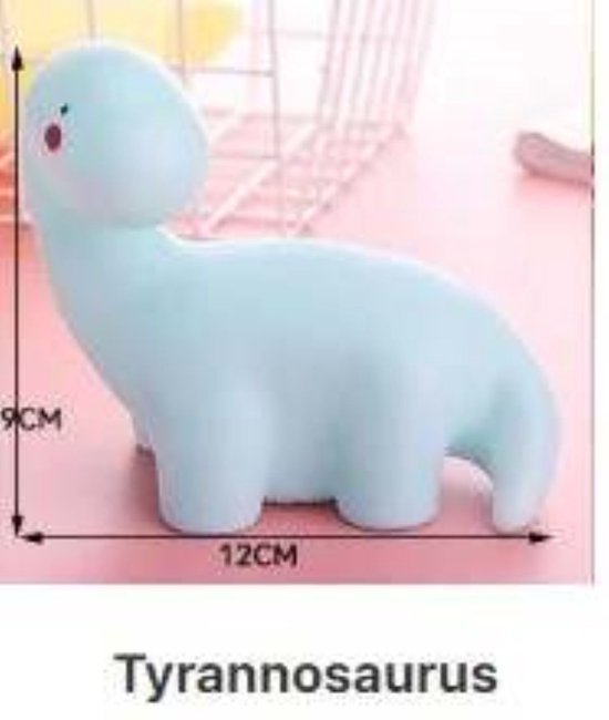 Dino ledlamp-brontosaurus-dino-nachtlamp-kinderkamer-babykamer-ledlamp van Merkloos