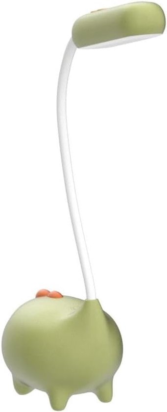 Dinosaurus bureaulamp, schattige kinderbureaulampen met aanraakbediening om te lezen, geen flikkering, 3 kleurmodi, nachtlampjes voor de kinderkamer, kawaii bureau-accessoires, kawaii kamerdecoratie voor jongens en meisjes, cadeaus
