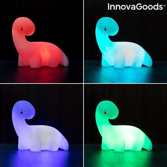 Dinosaurus Veelkleurige LED-lamp Lightosaurus InnovaGoods van InnovaGoods