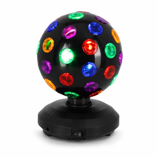 Disco LED Discobal - 20 cm Zwart - Voor feestjes en gezellige avonden van Disco