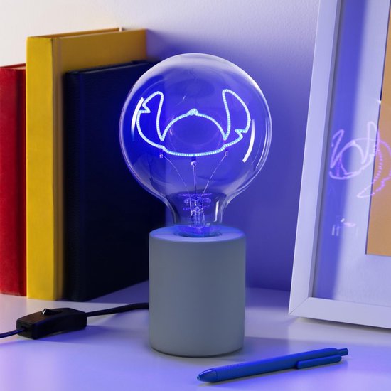 Disney Stitch ledlamp met keramische voet van Paladone van Merkloos