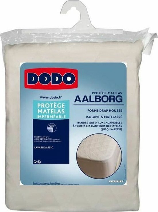 DODO Protege-matras Aalborg - Gewatteerd en waterdicht - 160x200 cm van DODO