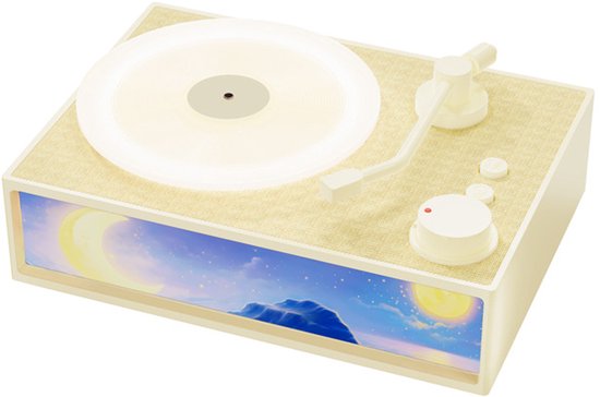 Draadloze retro Bluetooth-luidspreker, draagbaar, aromatherapie, omgevingslicht, surround sound - Stijl 2 (etherische olie niet inbegrepen) van Merkloos