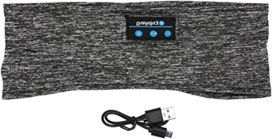 Draadloze Slaapkoptelefoon - Hoofdband met speakers - Ontspannen Luisteren - Ultradunne HD speakers - 1.5 uur opladen - Blauw van Merkloos