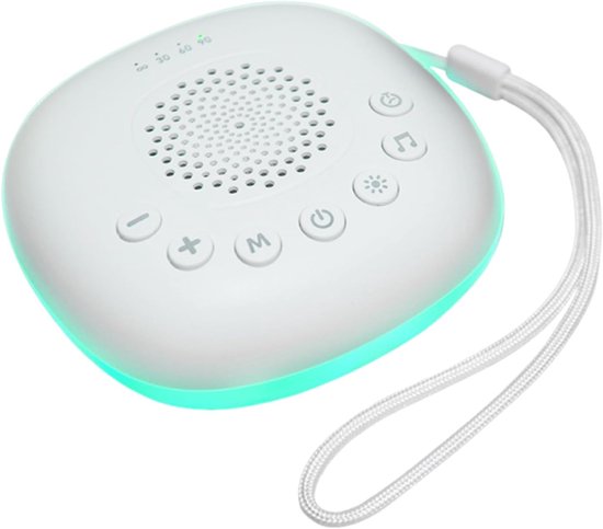 Draagbaar apparaat voor rustgevend slapen met witte ruis, oplaadbaar via USB, compact ontspanningsapparaat, geschikt voor op reis, slaapkamer, kinderkamer, meditatie en andere doeleinden. van Merkloos