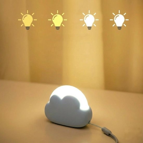 Draagbaar oplaadbaar LED-nachtlampje voor kinderen, klein lampje voor baby's, borstvoeding, USB-nachtlampje, instelbaar dimbaar nachtlampje, cadeau voor kinderen, jongens en meisjes voor op reis,blauw