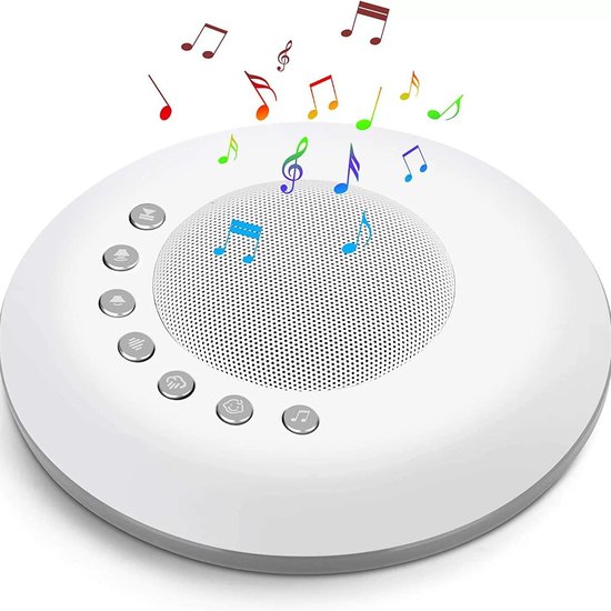 Draagbaar reisapparaat voor witte ruis, oplaadbaar via USB, slaaphulpmiddel, geschikt voor zowel reizen als thuisgebruik, handig voor baby's en bevordert de slaap. van Merkloos
