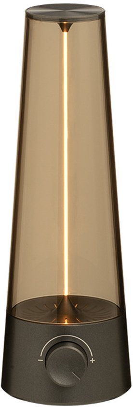 Draagbare draadloze bureaulamp, Amerikaanse retro-stijl lamp, interieurdecoratie van hotels en pensions, traploos dimbaar, USB oplaadbaar nachtlampje - grijs van Merkloos
