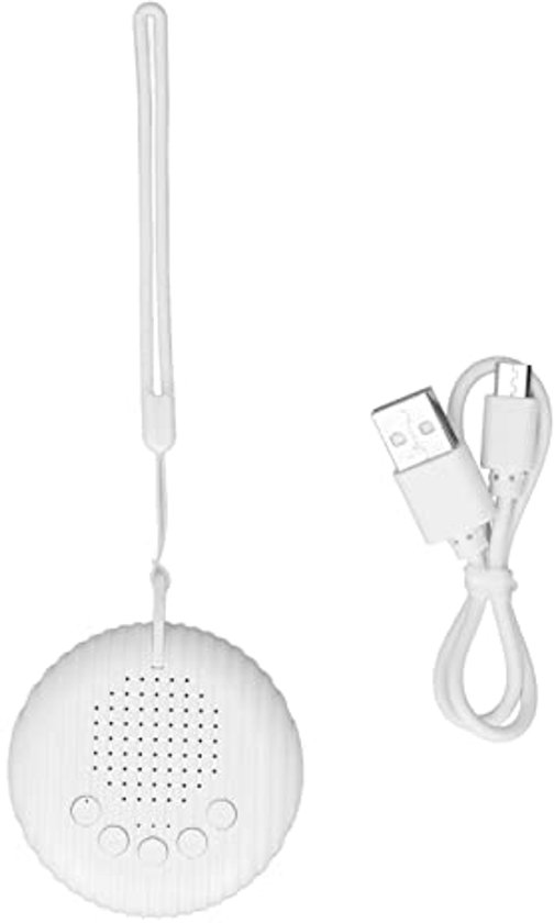 Draagbare Geluidsmachine met Nachtlampje en Automatische Ruisdetectie voor Baby van Merkloos