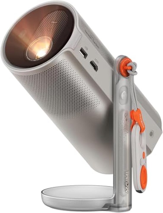 Draagbare Projector - Mini Beamer - Thuisbioscoop Creëren - 360 Graden Standaard - 120 Inch Beeld - Zwart