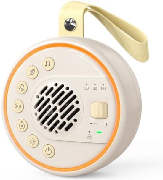 Draagbare Slaapgeluiden Machine met Nachtlampje - Ruisgeluid - Slaapgeluid - Slaapapparaat - van Merkloos