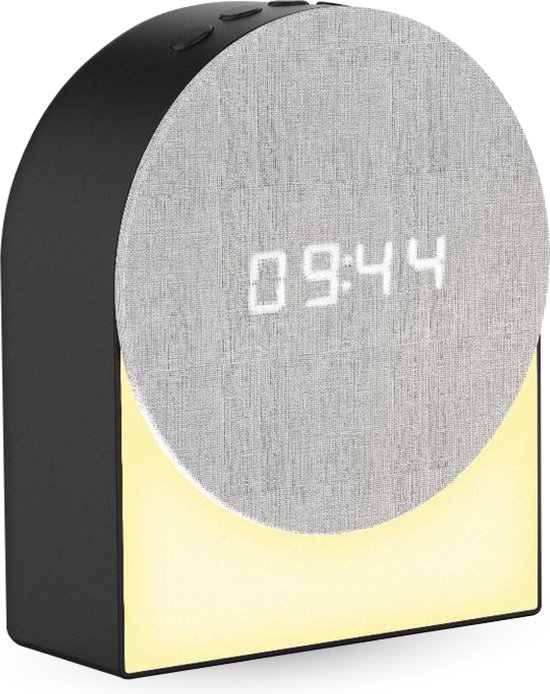 DreamCare Slaaptrainer - Wekker - Nachtlampje - White Noise Machine - 6 Slaap & 6 Wek Geluiden van DreamCare