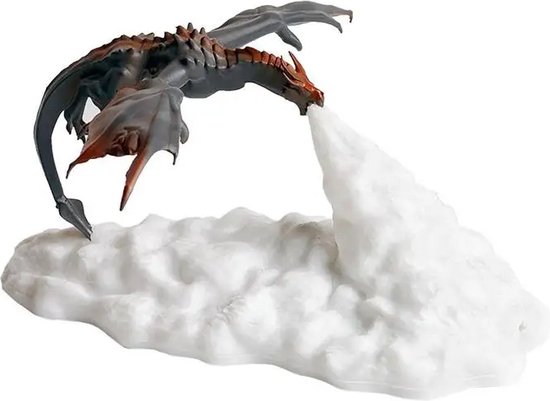 DrPhone BlazeDragon - 3D Draken Vuur Nachtlamp – Nachtlamp – Kinderlamp – Oplaadbare Nachtlamp – Drakenlamp – Rood/Blauw van DrPhone
