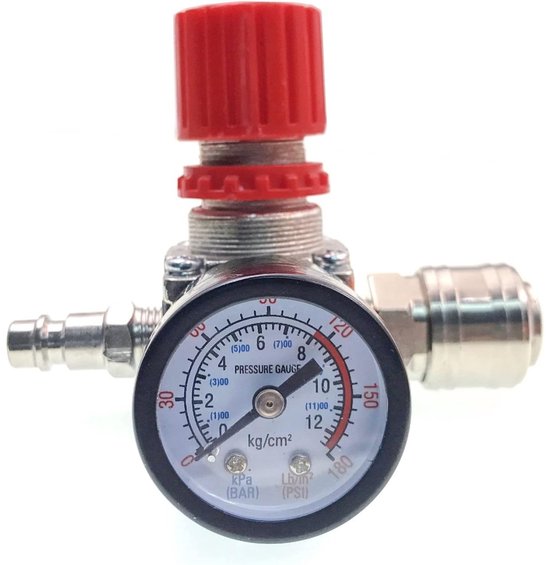 Dussdote Drukregelaar - Drukregelaar voor luchtcompressor - Eenvoudig te installeren van Dussdote