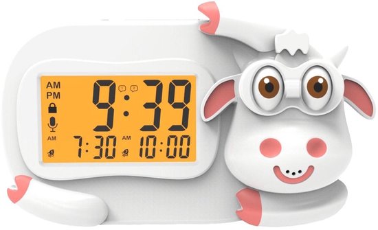 Eco Toys Koe Wit Digitale Kinderwekker Slaaptrainer HC714857 van Eco Toys