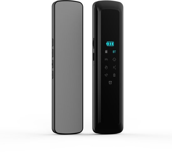Een kussen met botgeleiding en ingebouwde luidspreker, Bluetooth-witte ruisgenerator voor een betere nachtrust, geschikt voor lichte slapers, reizigers en mediteerders - Zwart van Merkloos