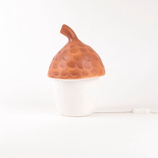 Egmont Toys lamp eikel rood baksteen decoratie kinderkamer 20x30cm.
