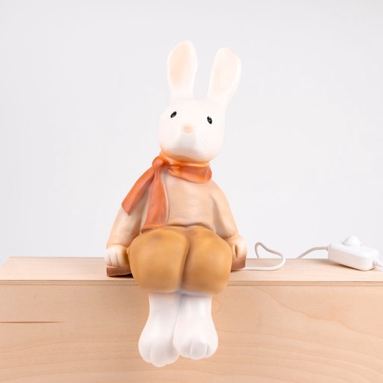 Egmont Toys lamp konijn Lenny 50 cm decoratie kinderkamer.