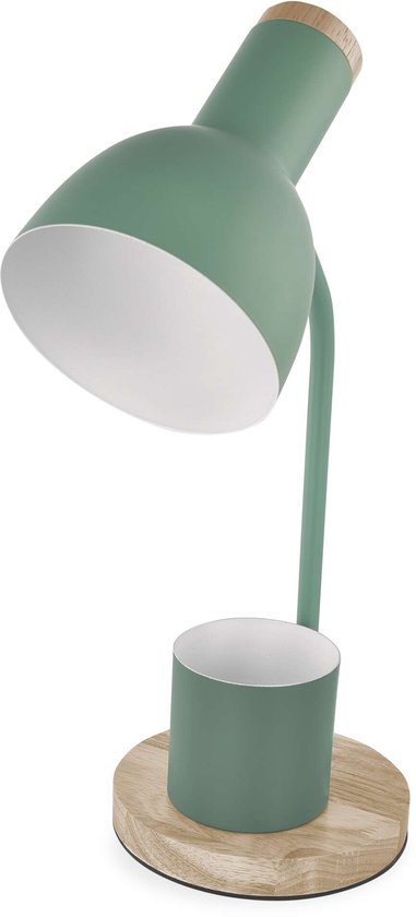 EMOS POPPY-tafellamp voor een E27-gloeilamp, groen, Z7640GR