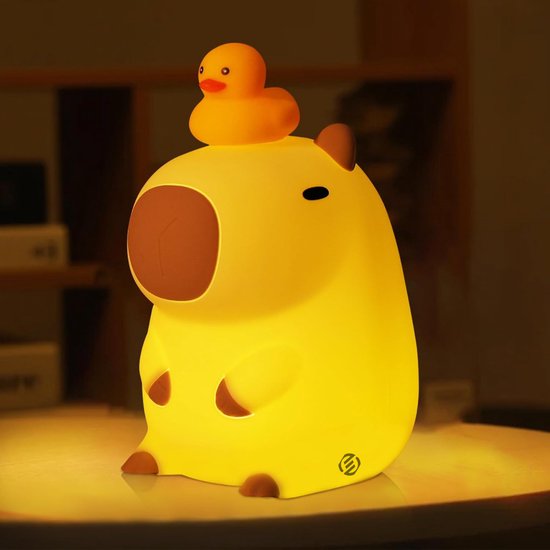 Equivera Capybara Lamp - Capibara Lamp - Nachtlampje Kinderen - Nachtlampje Baby - Lampje Slaapkamer van Equivera