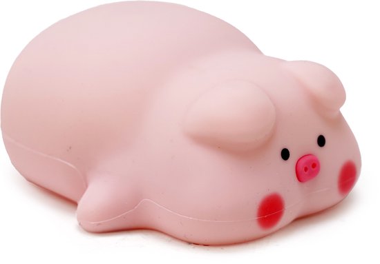 Eurocatch LED Nachtlampje Varkentje - Kinderlamp Dimbaar - Siliconen - Oplaadbaar - Babykamer Kinderkamer - Piglet