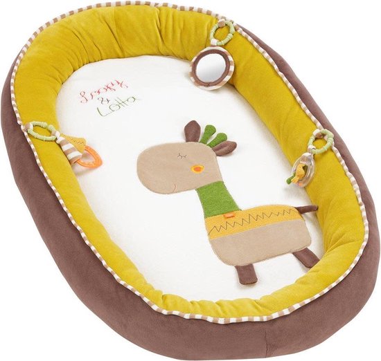 Fehn - Knus Babynest Lotta de Giraf - Speelkleed van Fehn