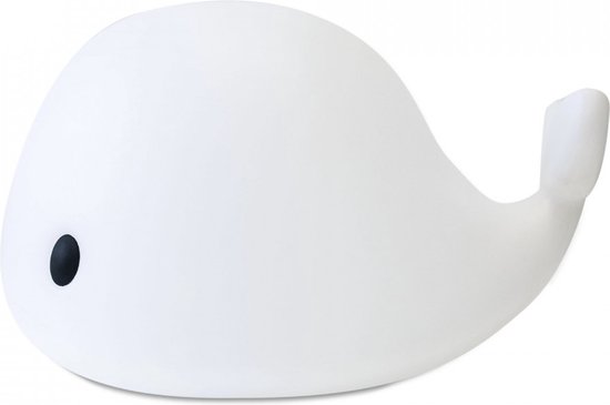 Filibabba - Nachtlampje Baby en Kinderen Led - Christian The whale - Maat 30 cm van Filibabba